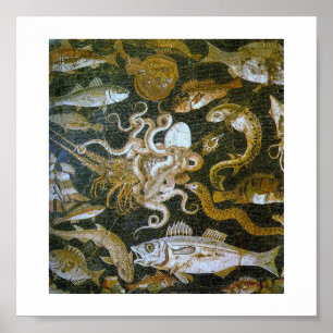  antieke mozaïeken (Pompei) Poster