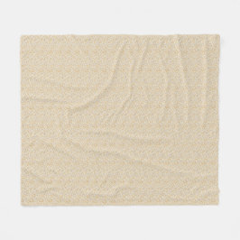 Antieke Mustard Berry & Leaf uit de jaren 40 Fleece Deken