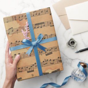 Antieke muziek  cadeaupapier