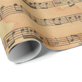Antieke muziek cadeaupapier (Rol Hoek)