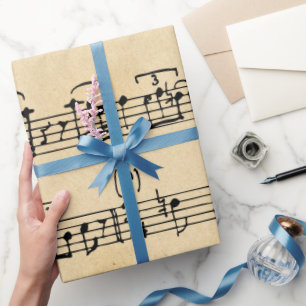 Antieke Muziek Cadeaupapier
