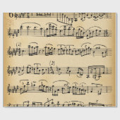 Antieke Muziek Cadeaupapier (Vlak)