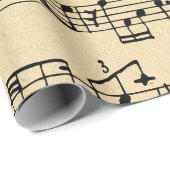 Antieke Muziek Cadeaupapier (Rol Hoek)