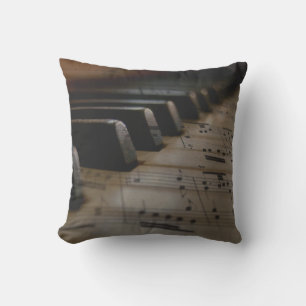 Antieke muziek pianotoetsen buitenkussen