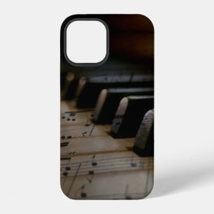 Antieke muziek pianotoetsen iPhone 12 hoesje