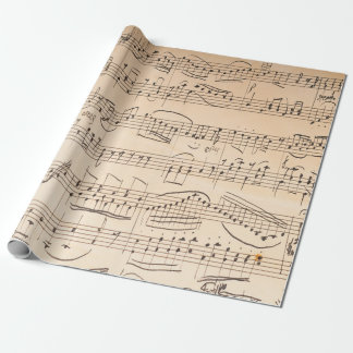 Antieke muziekbladstijl 1 cadeaupapier