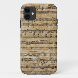 Antieke muziekpartituur Case-Mate iPhone case