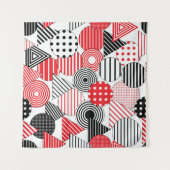 antieke naadloze abstracte achtergrond. Gestippeld Wandkleed (Voorkant (horizontaal))
