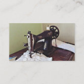 Antieke Naaimachine Circa 1900 Visitekaartje (Achterkant)