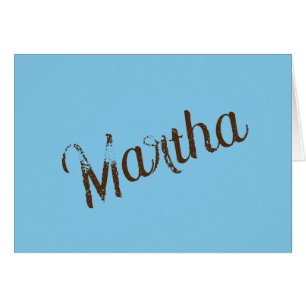 Antieke naam Blank Kaarten (Sky Blue & Copper)