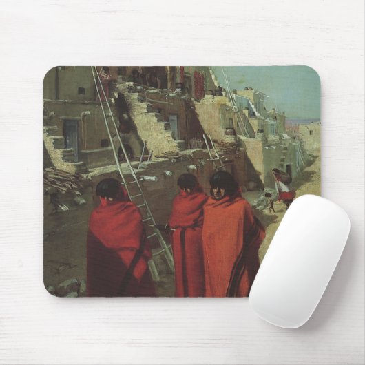 Antieke Native American, Hopi Pueblo van Louis Aki Muismat (Met muis)