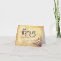 Antieke nautische vuurtoren trouw dank je kaart