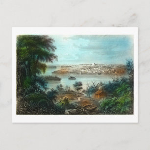 Antieke Nauvoo (Mississippi) Lithografie Briefkaart
