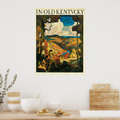 Antieke NC Wyeth-reisposter, In Old Kentucky Poster (Keuken)