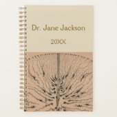 Antieke neurologische tekening - Dokters Planner (Voorkant)