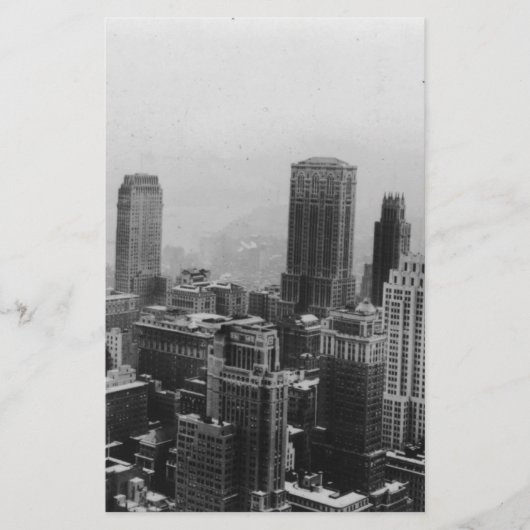 Antieke New York City Briefpapier (Voorkant)