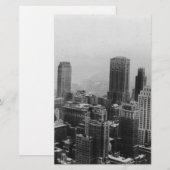 Antieke New York City Briefpapier (Voorkant / Achterkant)