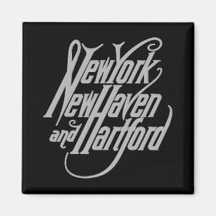 Antieke New York, New Haven En Hartford Spoorweg  Magneet
