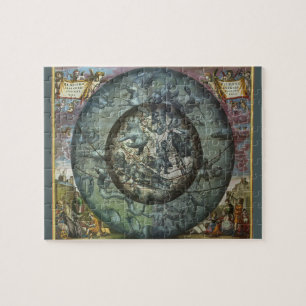 Antieke Noordelijke Constellatie Hemelse Astronomi Legpuzzel