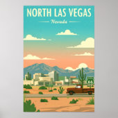 Antieke North Las Vegas Poster (Voorkant)