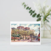 Antieke Nottingham Castle Briefkaart (Staand voorkant)