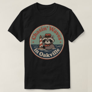 Antieke Oakville Ontario Wasbeer T-shirt