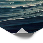 Antieke oceaangolven poster (Hoek)