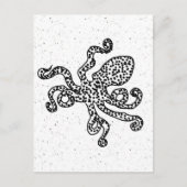 Antieke Octopus Briefkaart (Voorkant)