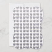 Antieke Octopus Scheepvaart Marine Uitnodiging (Achterkant)