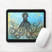 Antieke OctopusCollage Muismat (Met muis)
