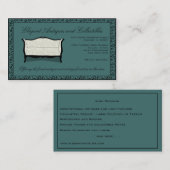 Antieke of Visitekaartje met maagzuur (Voorkant / Achterkant)