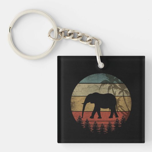 ANTIEKE OLIFANT SLEUTELHANGER (Voorkant)