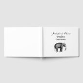 Antieke Olifant Tekening Gastenboek (Volledig)