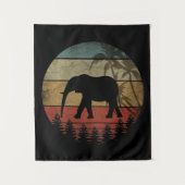 ANTIEKE OLIFANT WANDKLEED (Voorkant)