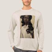 Antieke Onyx Tri-Blend Shirt (Voorkant volledig)