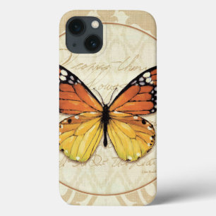 Antieke Oranje Vlinder Case-Mate iPhone Case