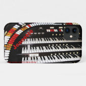 Antieke Orgeltoetsenbord, Naam, Case-Mate iPhone Case (Achterkant (horizontaal))