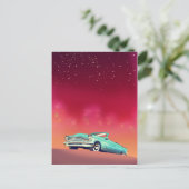 Antieke Oude Auto Briefkaart (Staand voorkant)