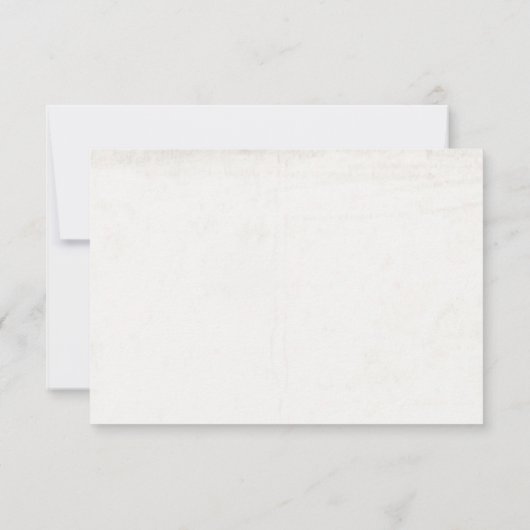 antieke oude trouwer RSVP (Achterkant)