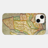 Antieke Oude Wereld Gerardus Mercator Kaart van Af Case-Mate iPhone Case (Achterkant (horizontaal))
