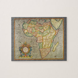 Antieke Oude Wereld Gerardus Mercator Kaart van Af Legpuzzel