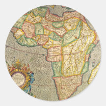Antieke Oude Wereld Gerardus Mercator Kaart van Af