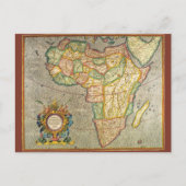 Antieke Oude Wereld Mercator Kaart van Afrika, 163 (Voorkant)