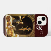 ANTIEKE OVEN BACKER, BACKERIJ BROOD WINKEL MONOGRA iPhone HOESJE (Achterkant horizontaal)