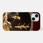 ANTIEKE OVEN BACKER, BAKKERIJ BROOD WINKEL iPhone 15 HOESJE (Achterkant horizontaal)