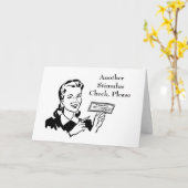 Antieke overheidstimuleringscheque kaart (Gele Bloem)