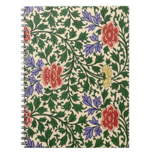 Antieke Owen Jones Chinoiserie Pioenpatroon Notitieboek