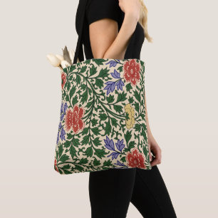 Antieke Owen Jones Chinoiserie Pioenpatroon Tote Bag