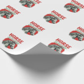 Antieke Pa Vader Gravure Cadeaupapier (Hoek)