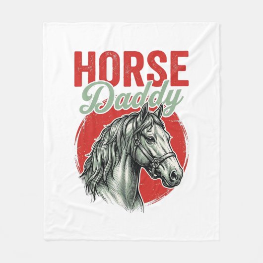 Antieke Pa Vader Gravure Fleece Deken (Voorkant)